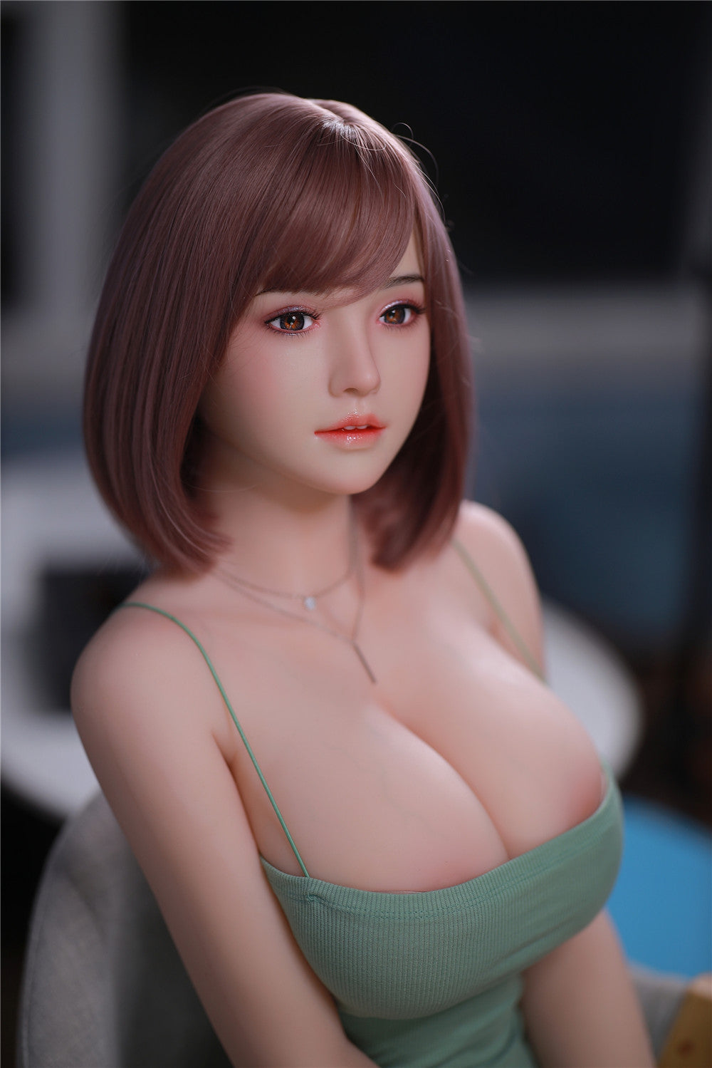 YunXi: JYDoll 161 cm D-Cup Realistischer Silikonkopf TPE-Körper Sexpuppe