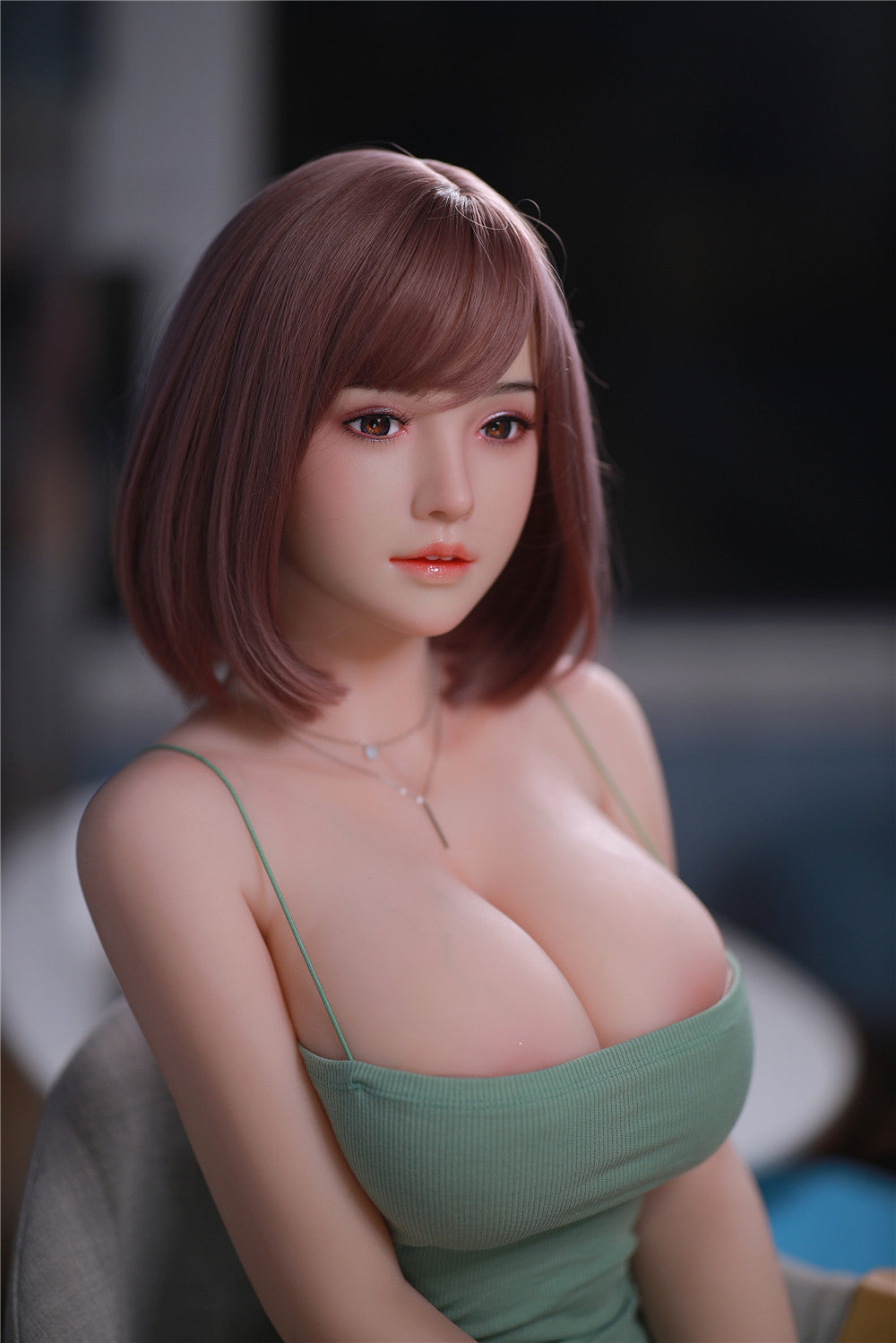 YunXi: JYDoll 161 cm D-Cup Realistischer Silikonkopf TPE-Körper Sexpuppe