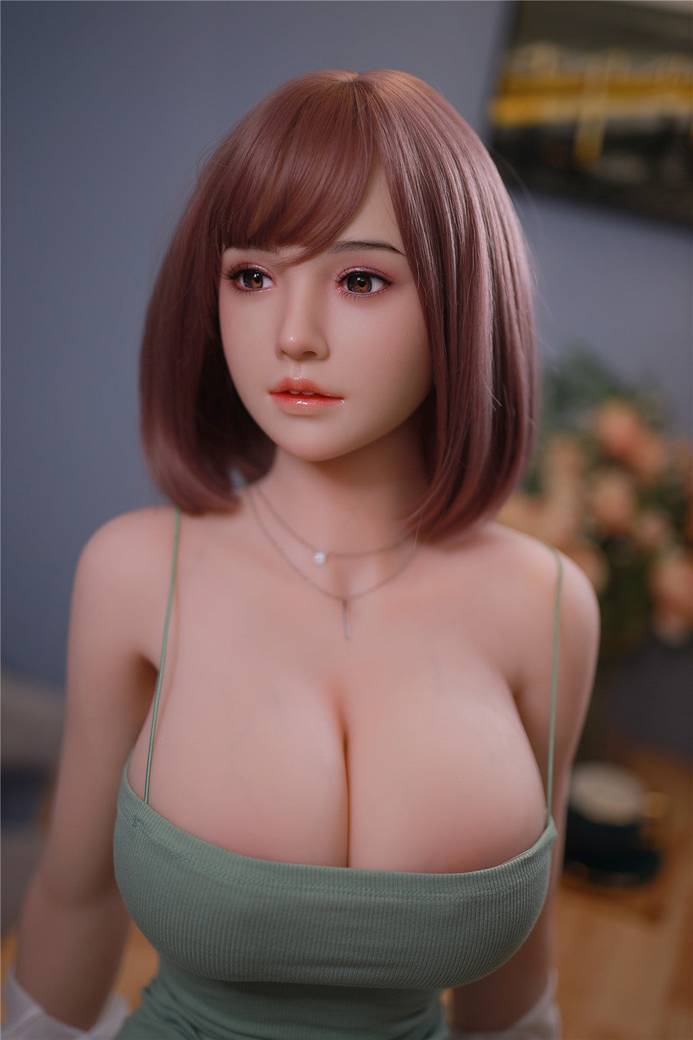YunXi: JYDoll 161 cm D-Cup Realistischer Silikonkopf TPE-Körper Sexpuppe