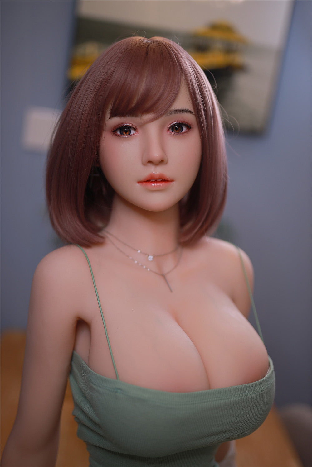 YunXi: JYDoll 161 cm D-Cup Realistischer Silikonkopf TPE-Körper Sexpuppe