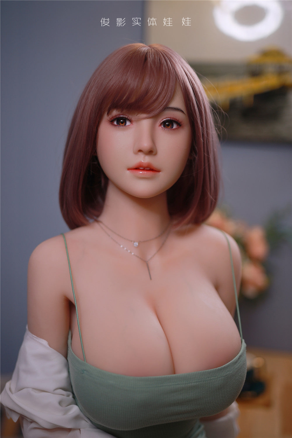 YunXi: JYDoll 161 cm D-Cup Realistischer Silikonkopf TPE-Körper Sexpuppe