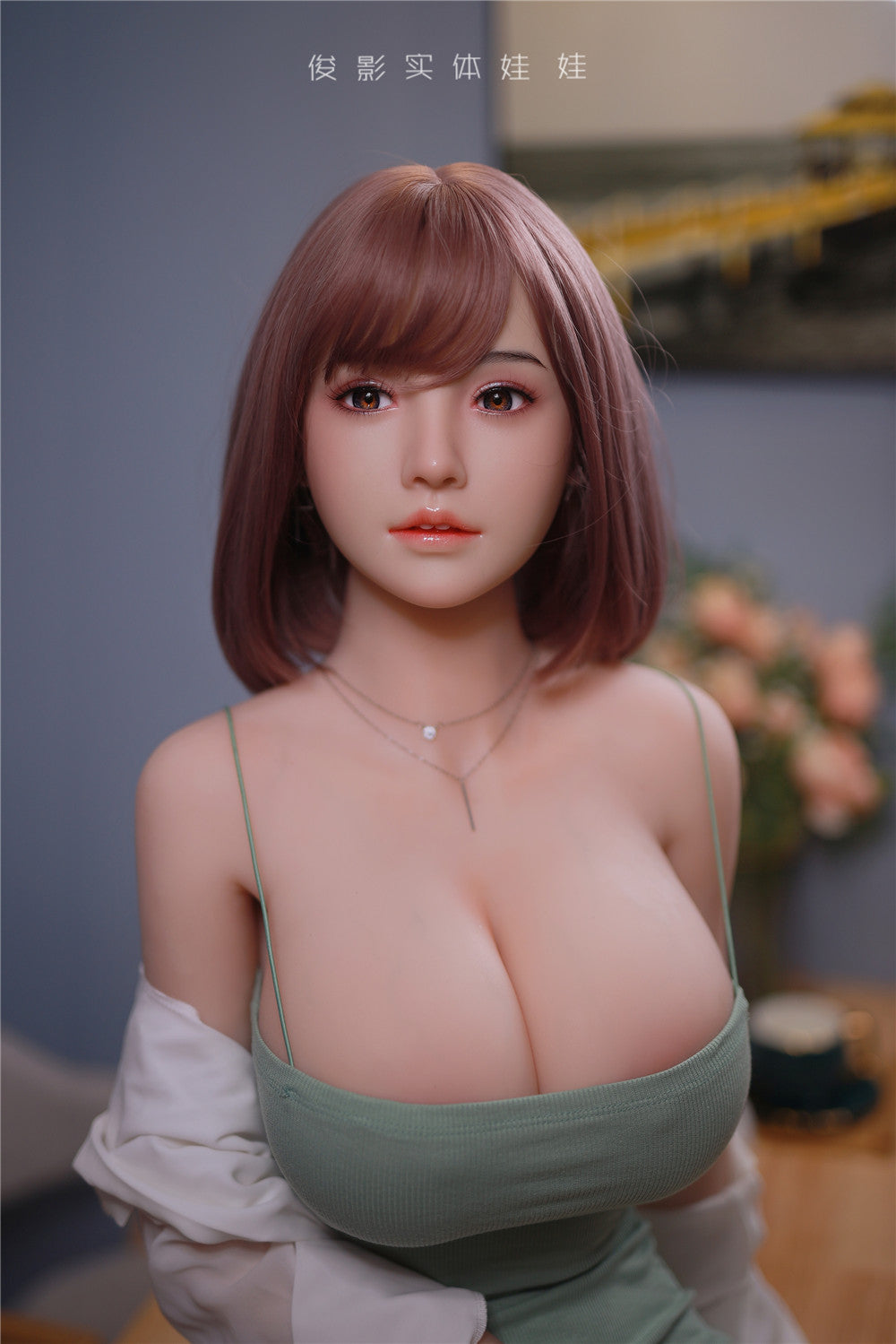 YunXi: JYDoll 161 cm D-Cup Realistischer Silikonkopf TPE-Körper Sexpuppe