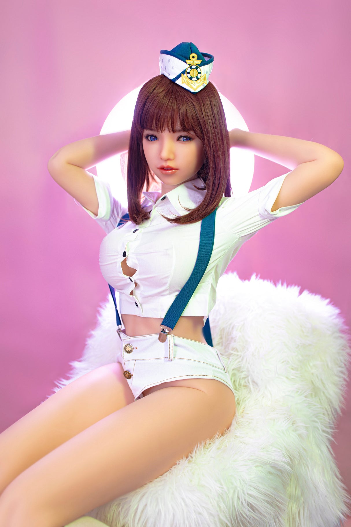 Okimi: 158cm D-Cup Realistic Silicone Sex Doll-SANHUI Doll