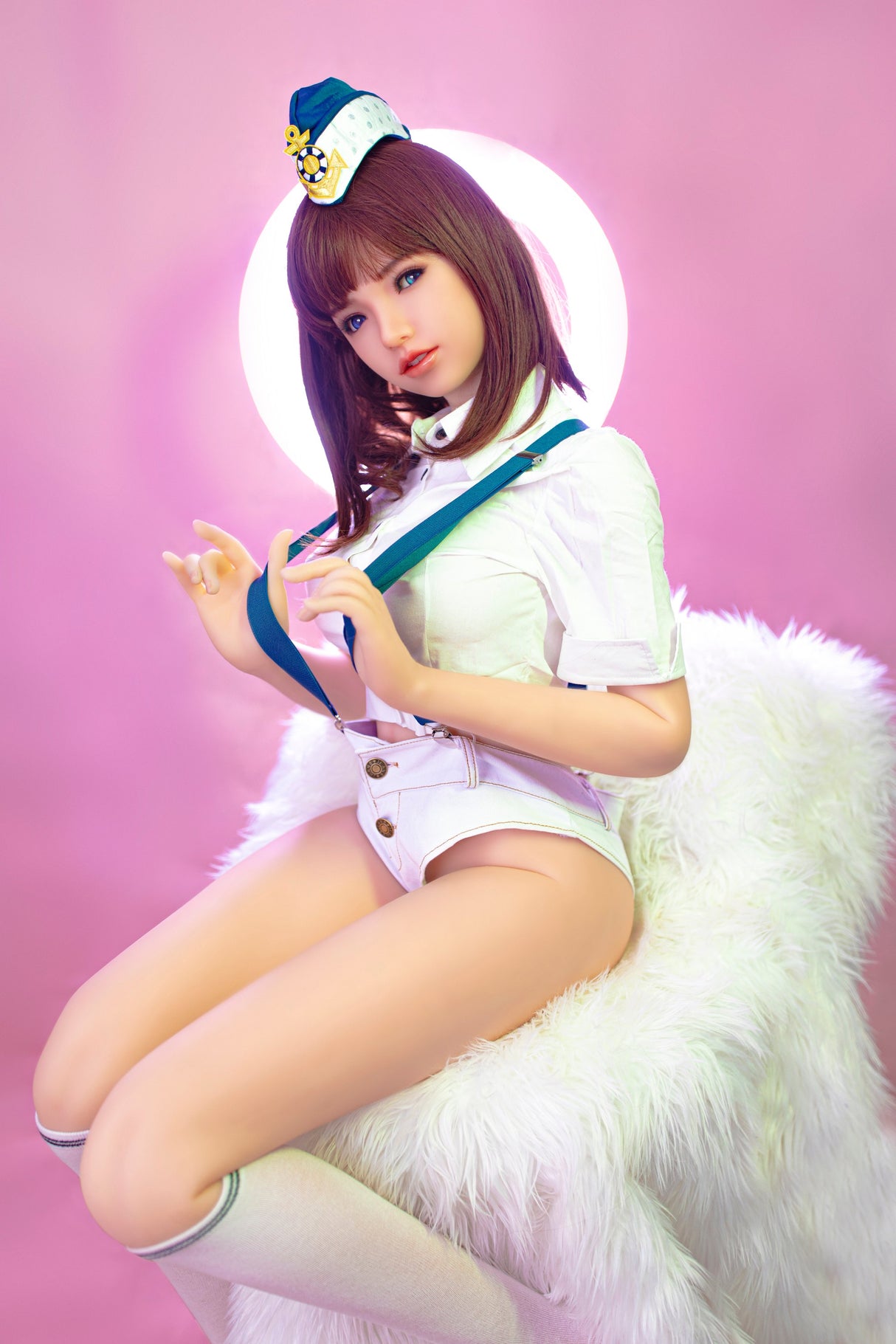 Okimi: 158cm D-Cup Realistic Silicone Sex Doll-SANHUI Doll