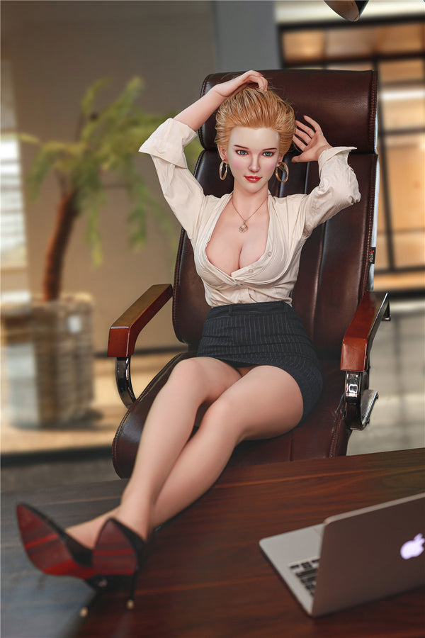 Marilyn: JYDoll 163 cm D-Cup Realistischer Silikonkopf TPE-Körper Sexpuppe