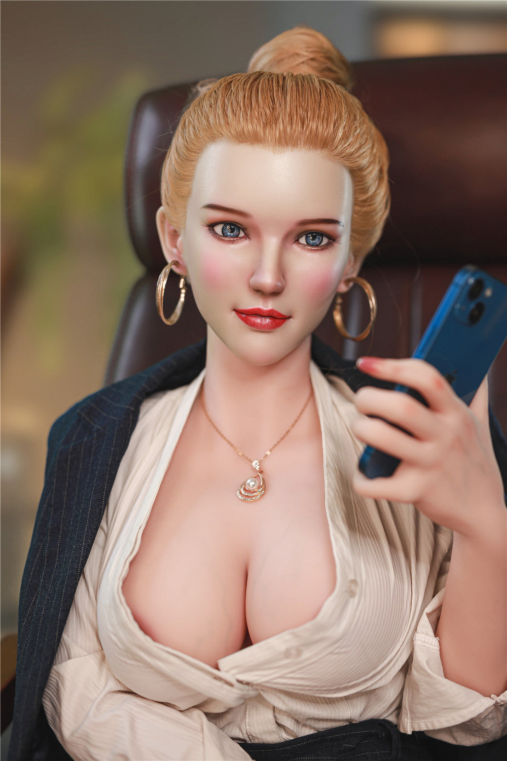 Marilyn: JYDoll 163 cm D-Cup Realistischer Silikonkopf TPE-Körper Sexpuppe