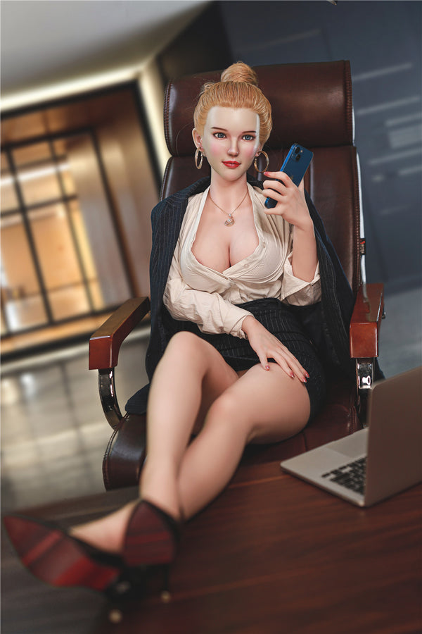 Marilyn: JYDoll 163 cm D-Cup Realistischer Silikonkopf TPE-Körper Sexpuppe
