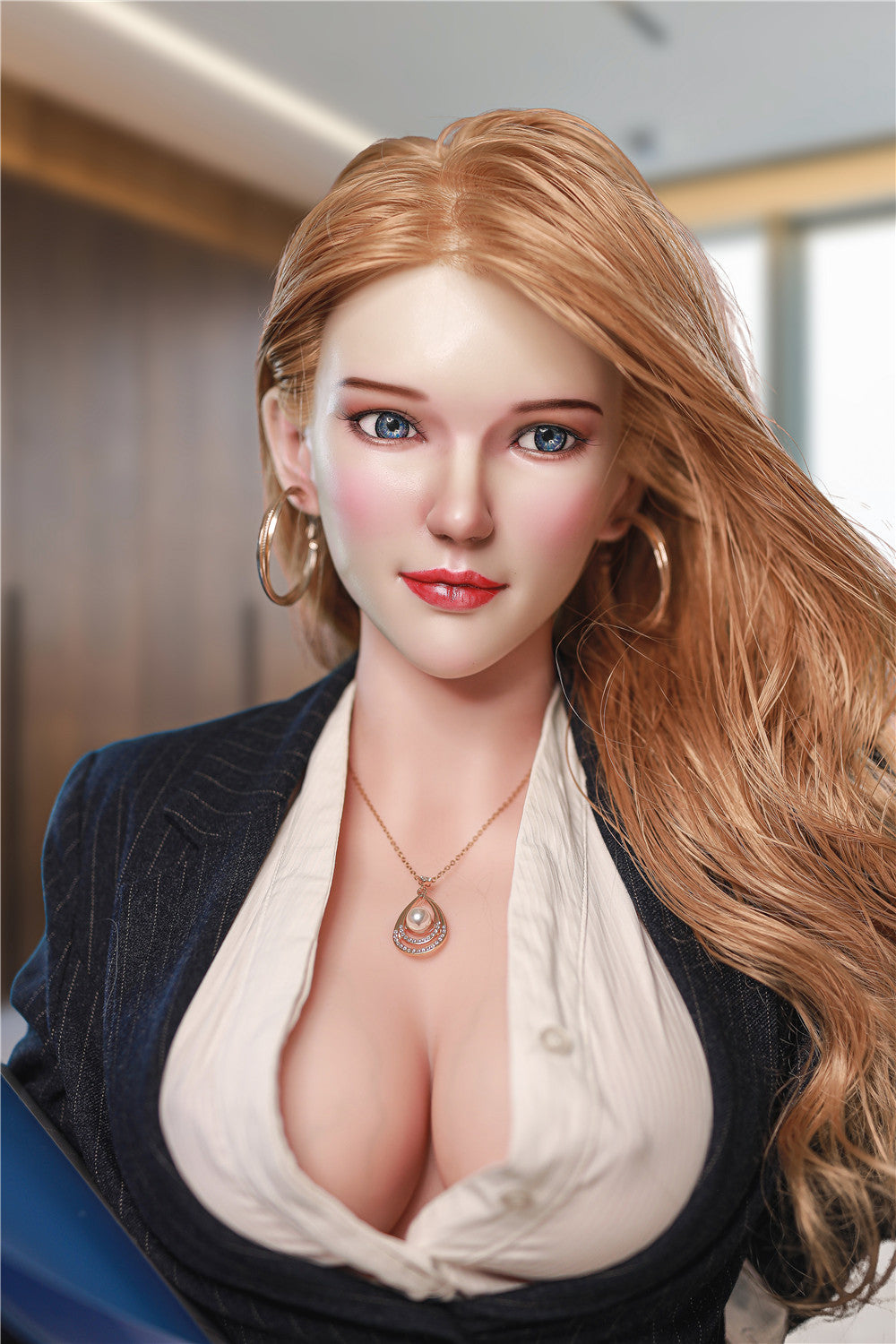 Marilyn: JYDoll 163 cm D-Cup Realistischer Silikonkopf TPE-Körper Sexpuppe