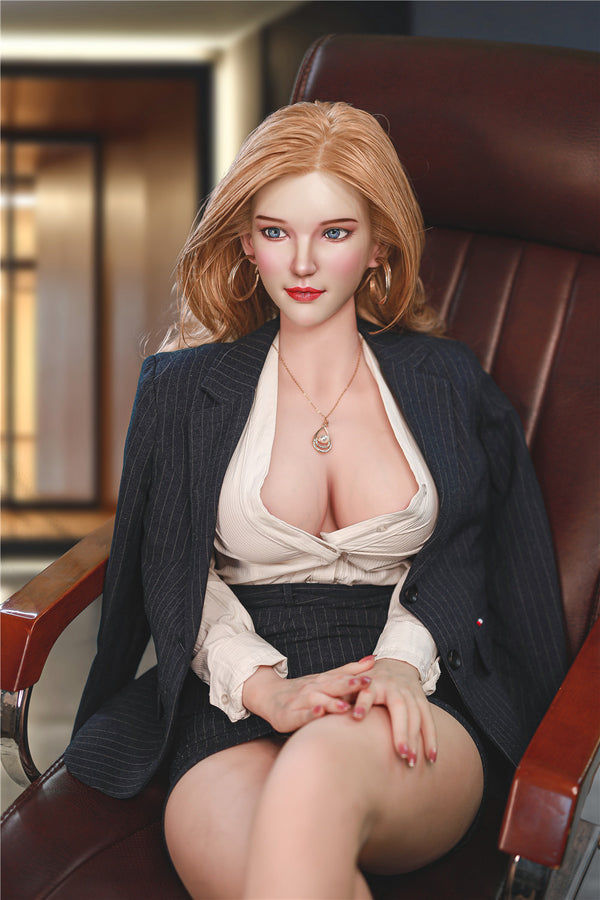 Marilyn: JYDoll 163 cm D-Cup Realistischer Silikonkopf TPE-Körper Sexpuppe