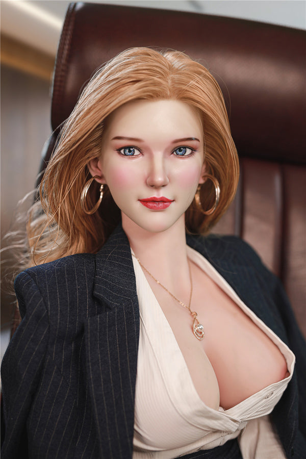 Marilyn: JYDoll 163 cm D-Cup Realistischer Silikonkopf TPE-Körper Sexpuppe