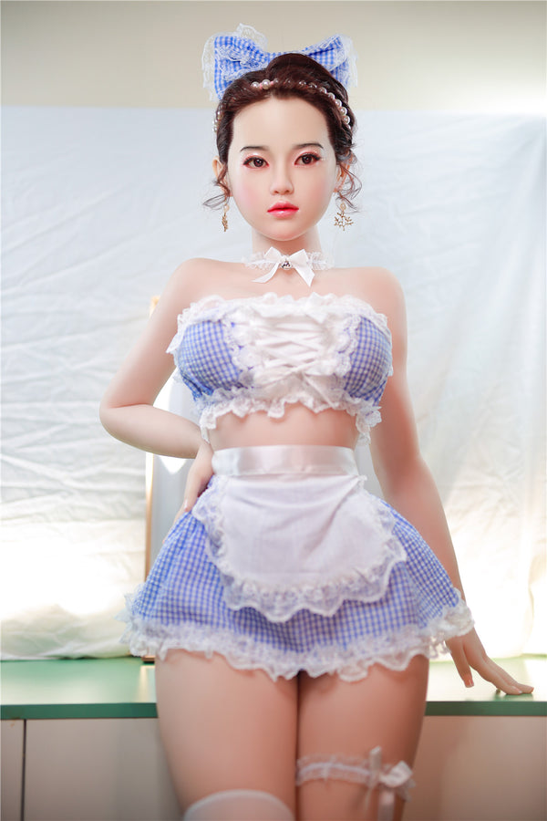 L.Jiu: JYDoll 161cm D-Cup Realistischer Silikonkopf TPE-Körper Sexpuppe