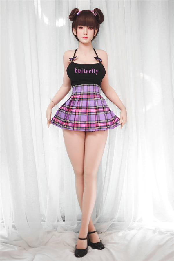 Huizi: JYDoll 161cm D-Cup Realistischer Silikonkopf TPE-Körper Sexpuppe