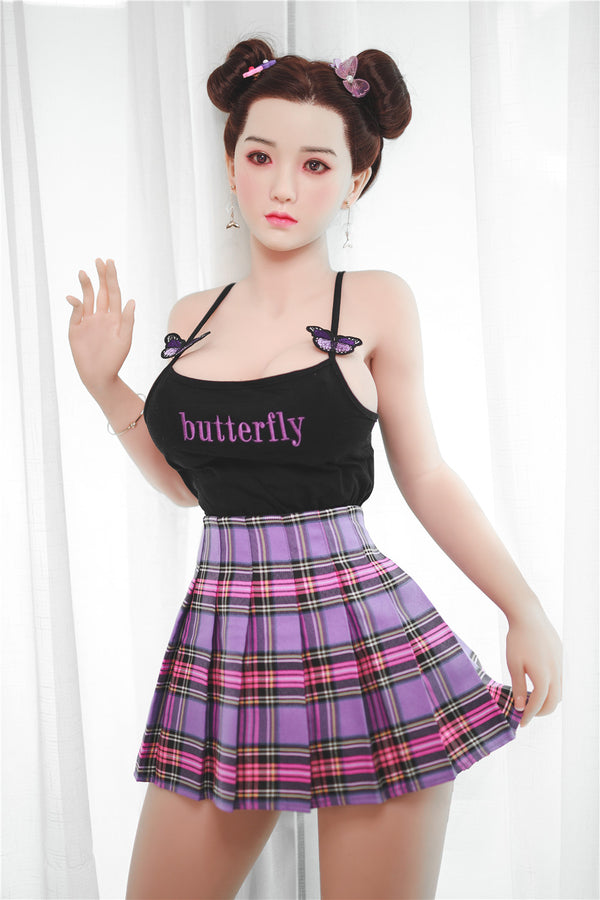 Huizi: JYDoll 161cm D-Cup Realistischer Silikonkopf TPE-Körper Sexpuppe