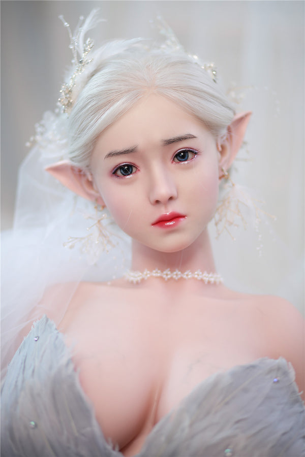 JingYa: JYDoll 157cm D-Cup Realistic Silicone Head TPE Body Sex Doll