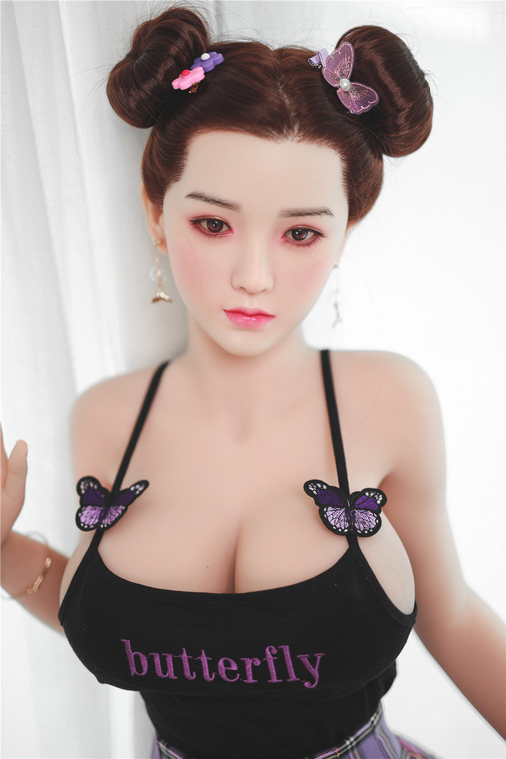 Huizi: JYDoll 161cm D-Cup Realistischer Silikonkopf TPE-Körper Sexpuppe