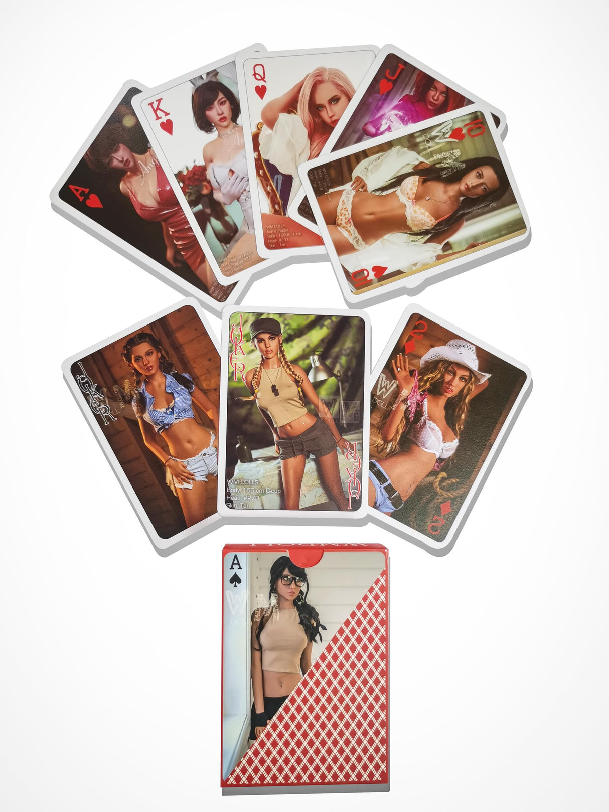 Cartes à jouer en édition limitée WM Dolls (à ne pas vendre sans poupée sexuelle)
