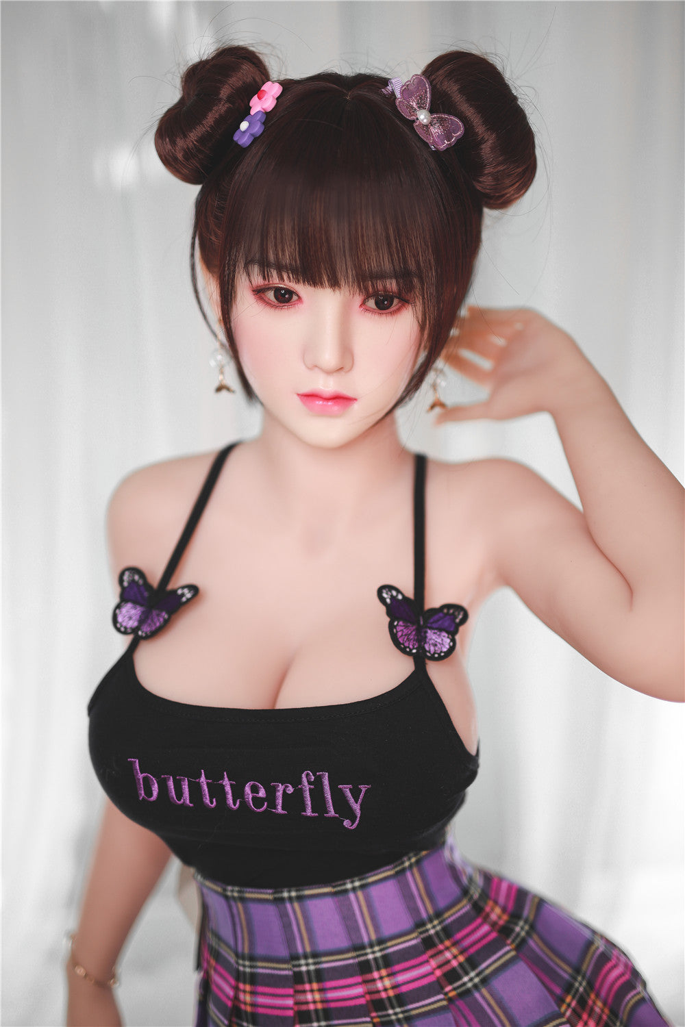 Huizi: JYDoll 161cm D-Cup Realistischer Silikonkopf TPE-Körper Sexpuppe