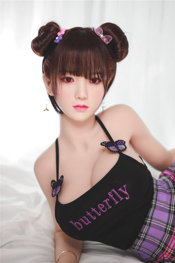 Huizi: JYDoll 161cm D-Cup Realistischer Silikonkopf TPE-Körper Sexpuppe