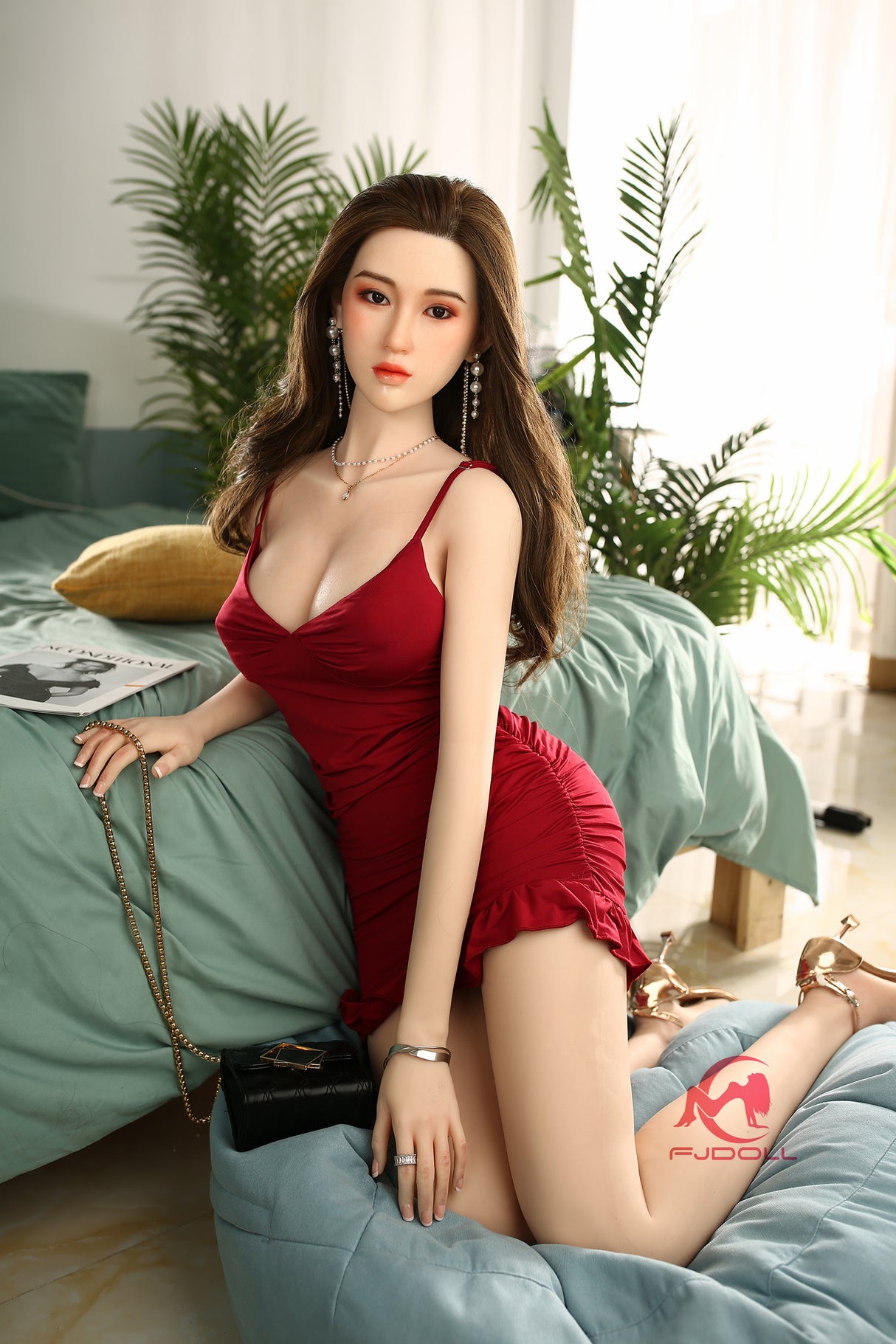 JiaJing: 168cm E-Cup Lifelike Silicone Sex Doll-FJ Doll