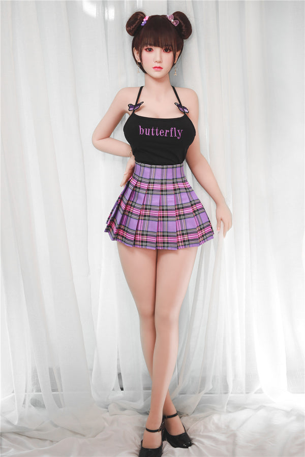 Huizi: JYDoll 161cm D-Cup Realistischer Silikonkopf TPE-Körper Sexpuppe