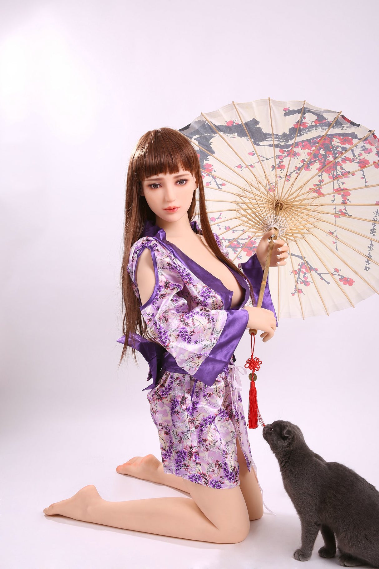 Anna: 158cm D-Cup Real TPE Body Sex Doll-QITA Doll