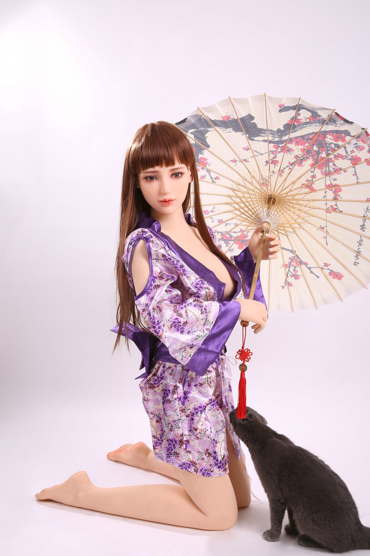 Anna: 158cm D-Cup Real TPE Body Sex Doll-QITA Doll