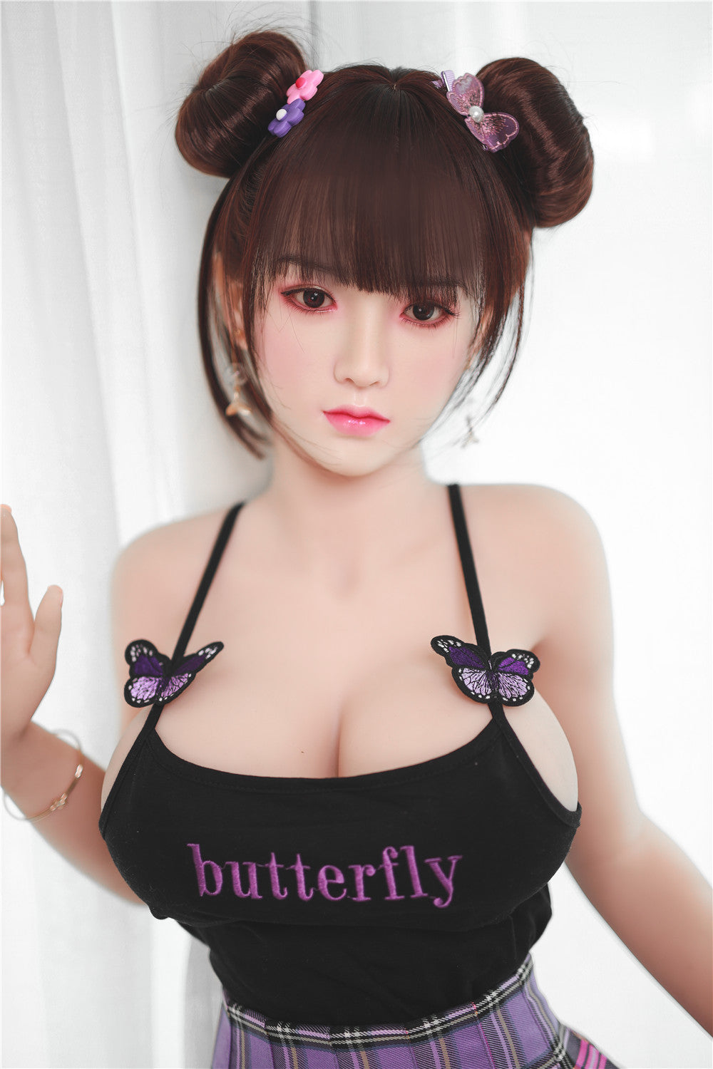 Huizi: JYDoll 161cm D-Cup Realistischer Silikonkopf TPE-Körper Sexpuppe