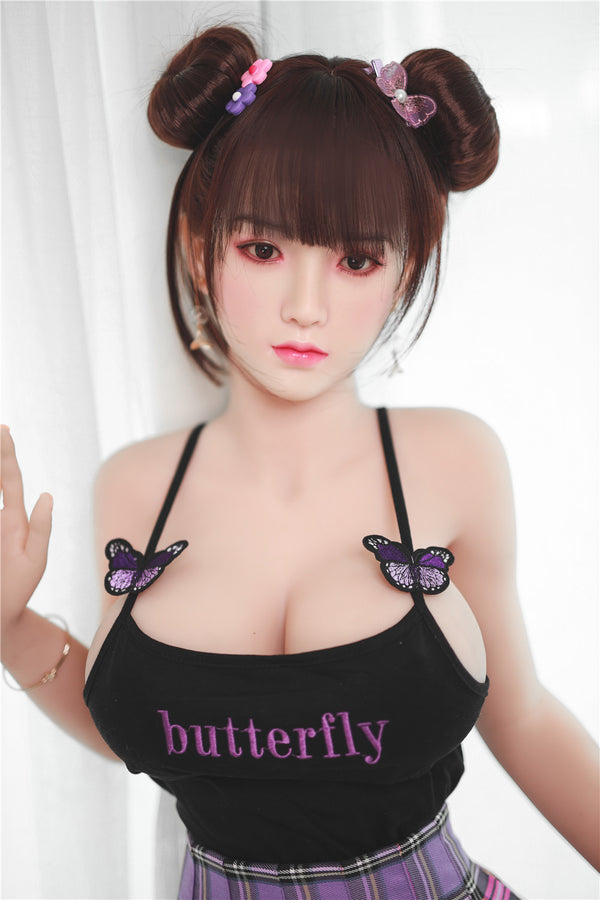 Huizi: JYDoll 161cm D-Cup Realistischer Silikonkopf TPE-Körper Sexpuppe