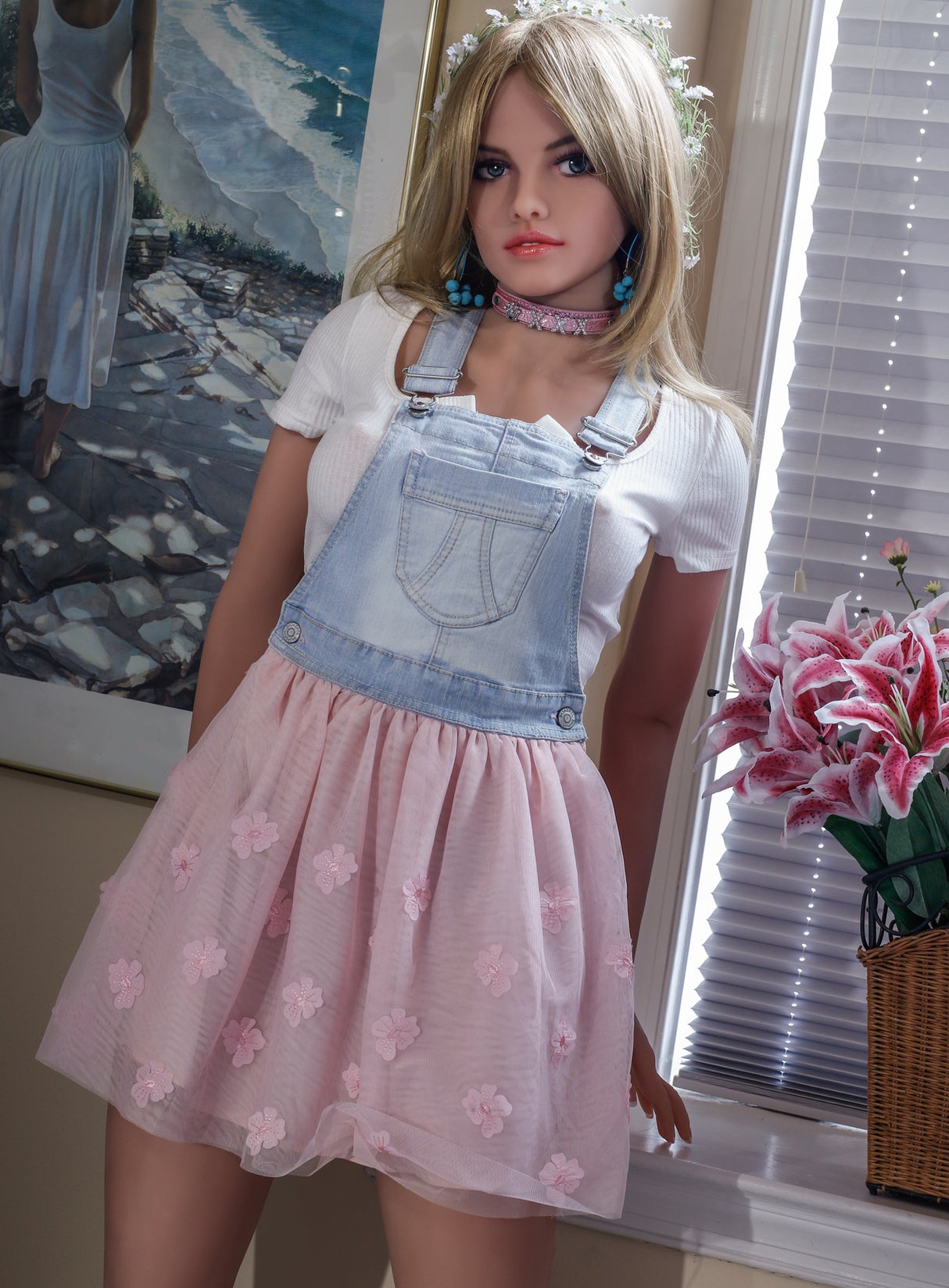 Rachel : Poupée sexuelle hyperréaliste en TPE de 161 cm avec bonnet D - AS Doll