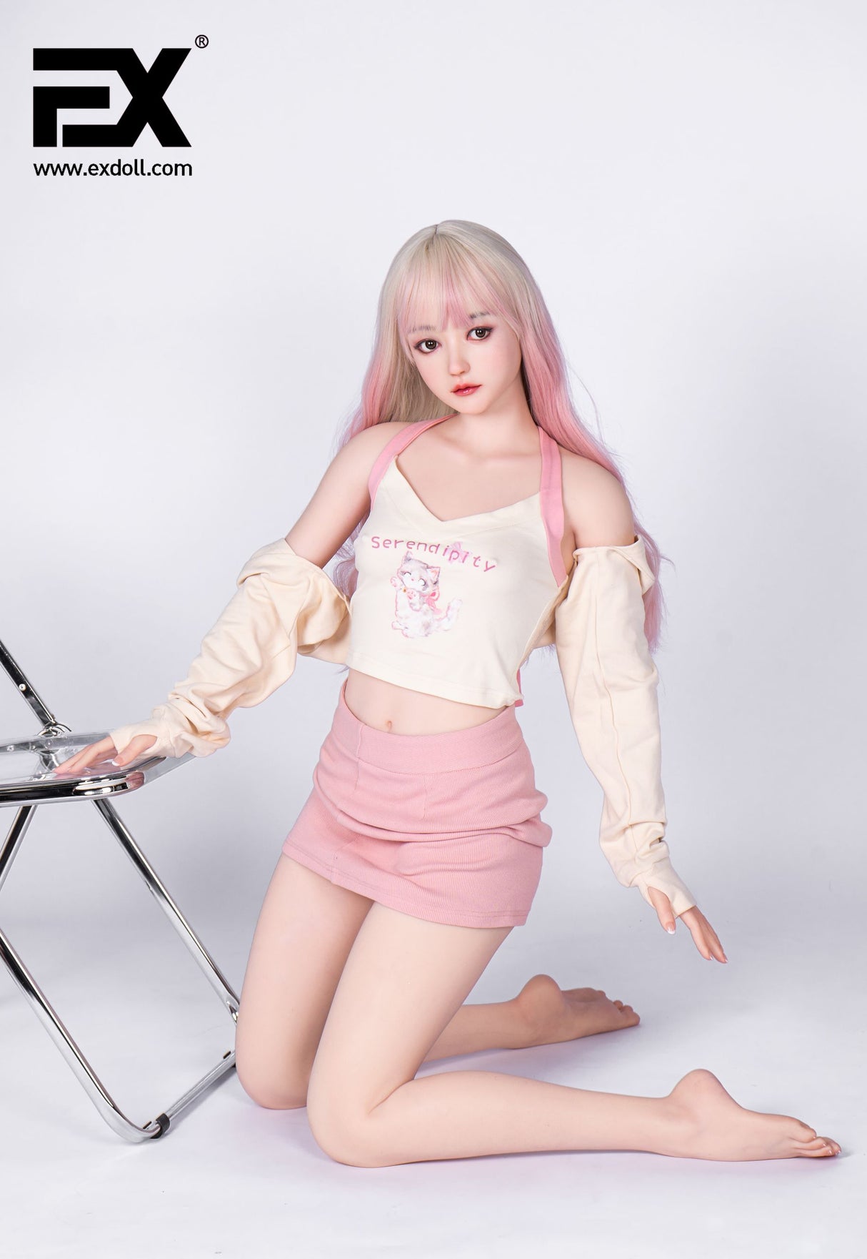 Ruby: 155cm A-Cup Pink Darling Seamless Sex Doll-Utopia