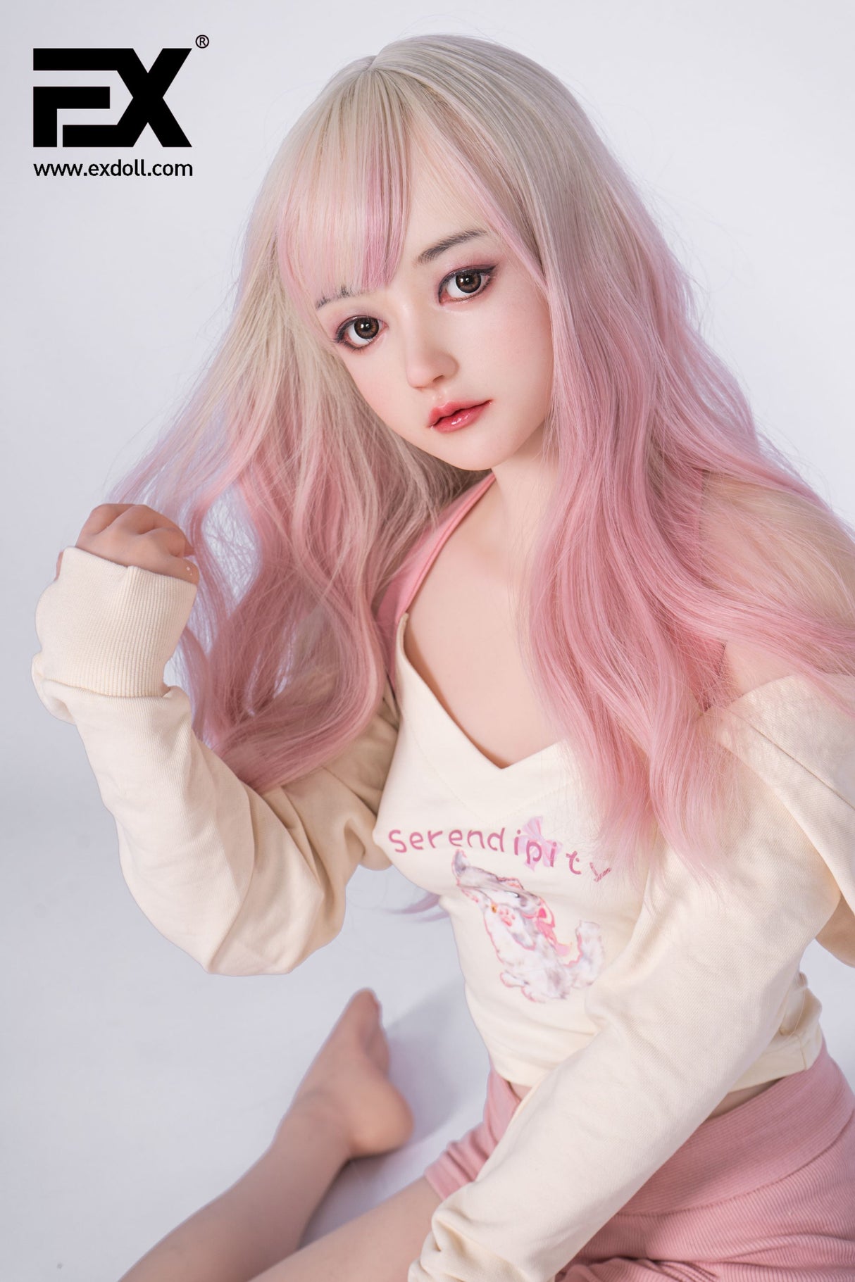 Ruby: 155cm A-Cup Pink Darling Seamless Sex Doll-Utopia