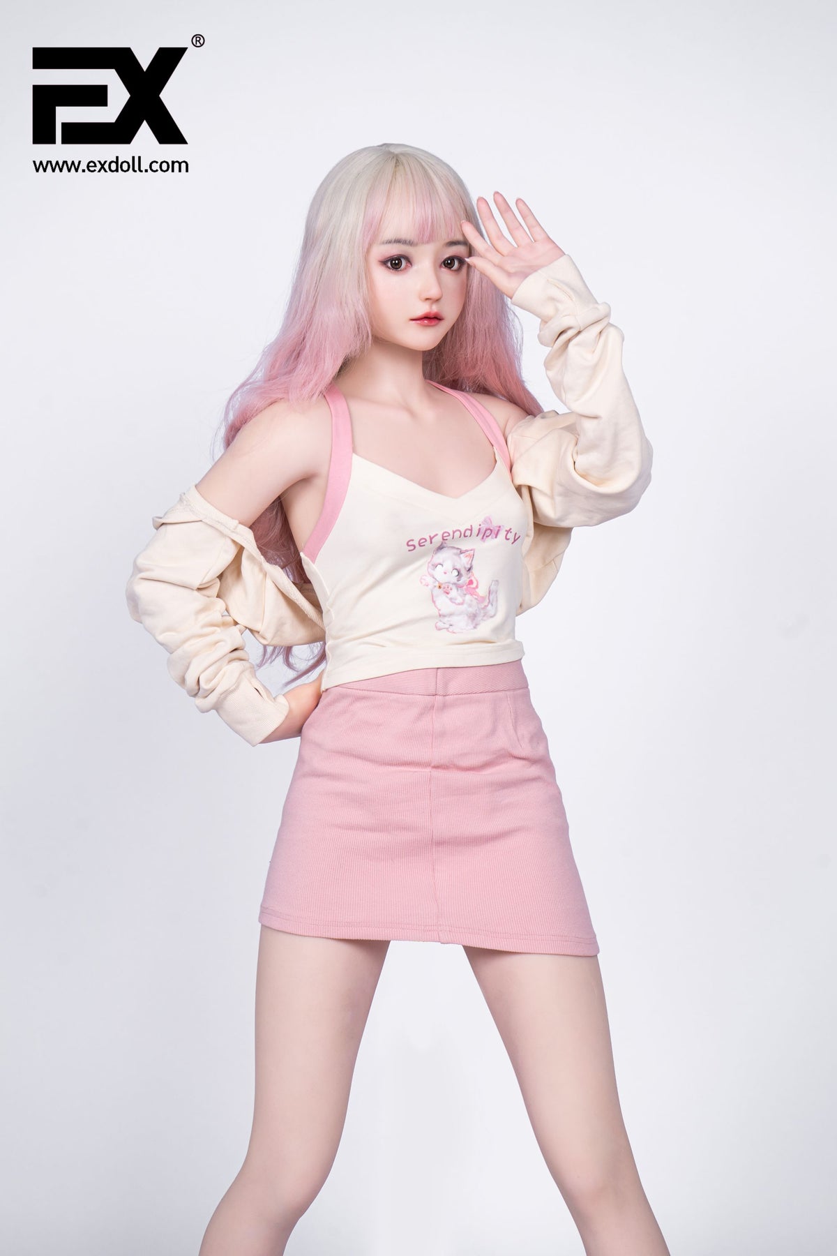 Ruby: 155cm A-Cup Pink Darling Seamless Sex Doll-Utopia