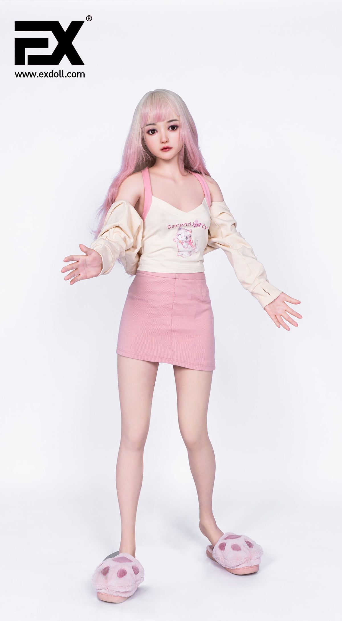 Ruby: 155cm A-Cup Pink Darling Seamless Sex Doll-Utopia
