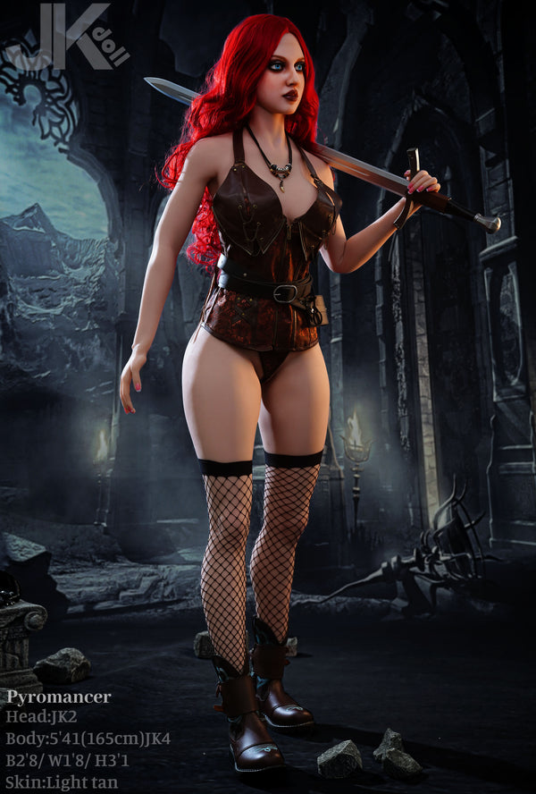 Pyromancer: 165cm D-Cup Lifelike TPE Sex Doll-JK Doll