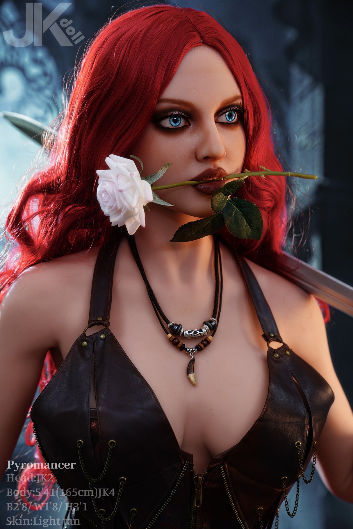 Pyromancer: 165cm D-Cup Lifelike TPE Sex Doll-JK Doll