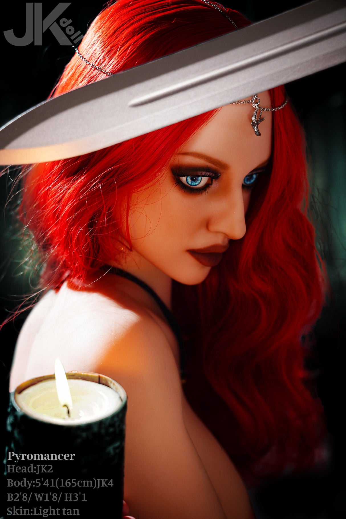 Pyromancer: 165cm D-Cup Lifelike TPE Sex Doll-JK Doll