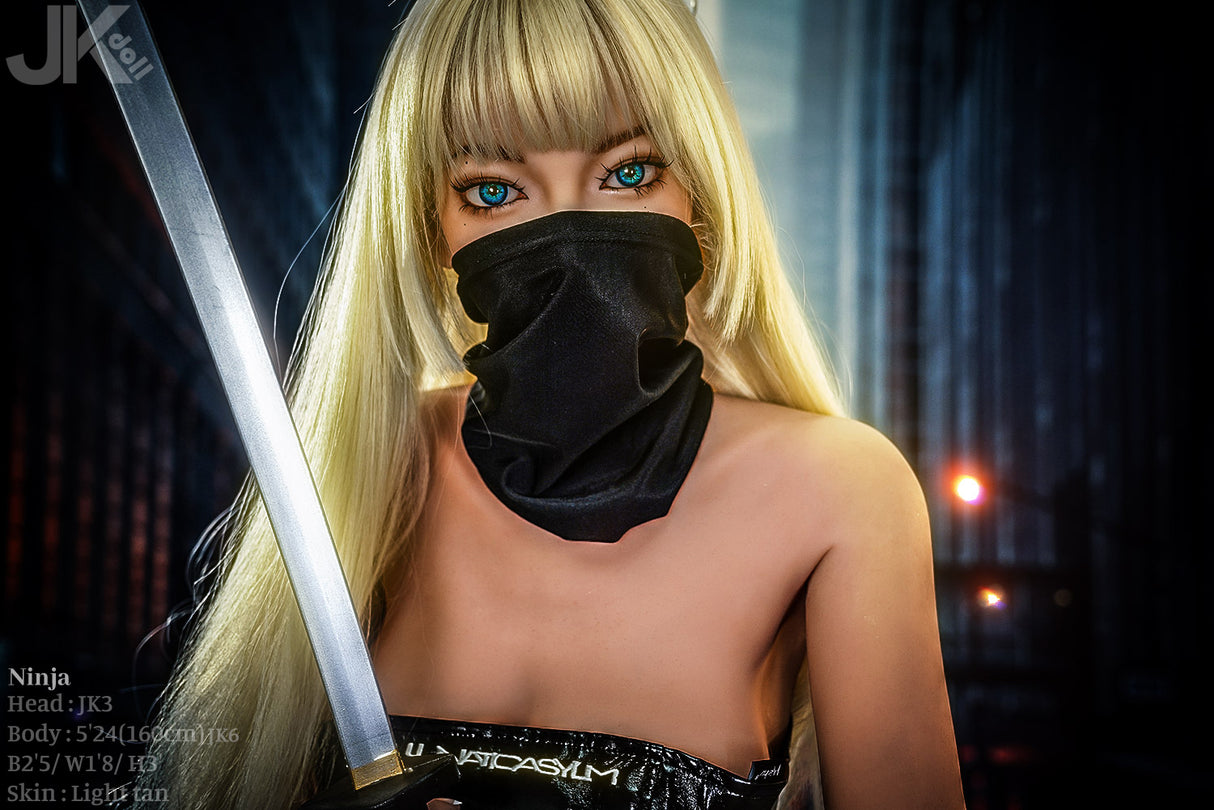 Ninja: 160cm C-Cup Lifelike TPE Sex Doll-JK Doll