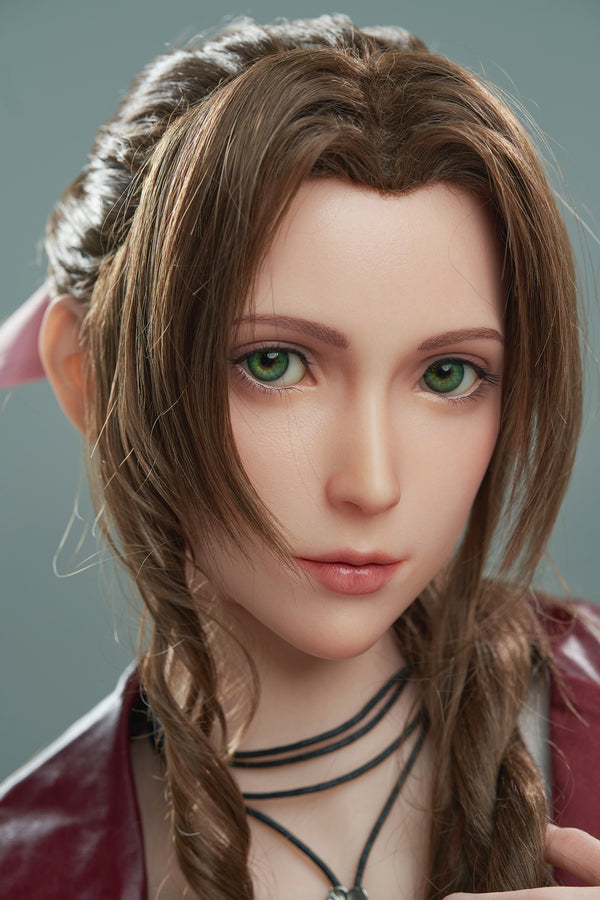 Aerith : Poupée sexuelle en silicone de 167 cm, taille D, de type Cosplay – Personnage de jeu vidéo