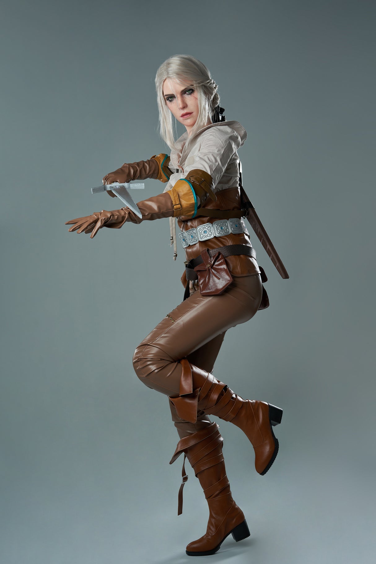 Ciri ROS : Poupée sexuelle en silicone de 168 cm, bonnet E, cosplay Lady de jeu