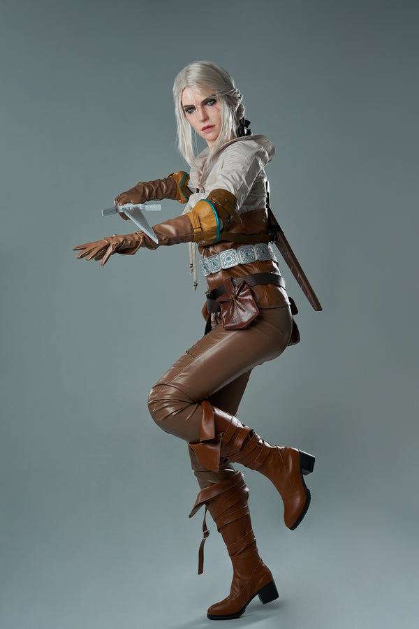 Ciri ROS : Poupée sexuelle en silicone de 168 cm, bonnet E, cosplay Lady de jeu