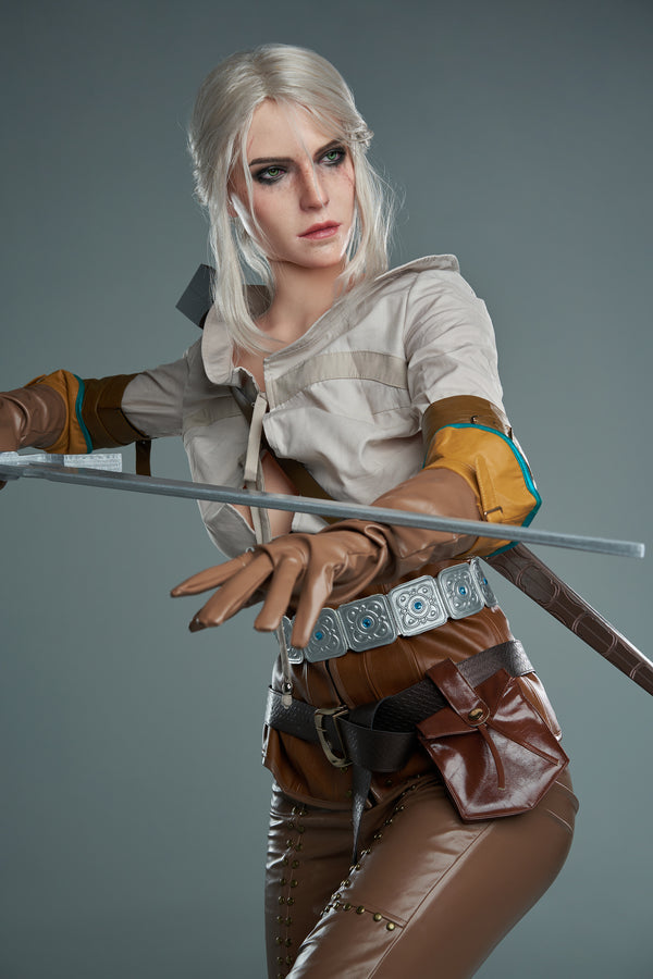 Ciri ROS : Poupée sexuelle en silicone de 168 cm, bonnet E, cosplay Lady de jeu