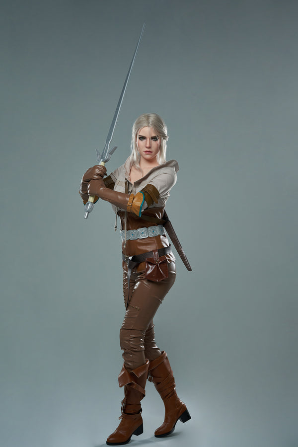 Ciri ROS : Poupée sexuelle en silicone de 168 cm, bonnet E, cosplay Lady de jeu