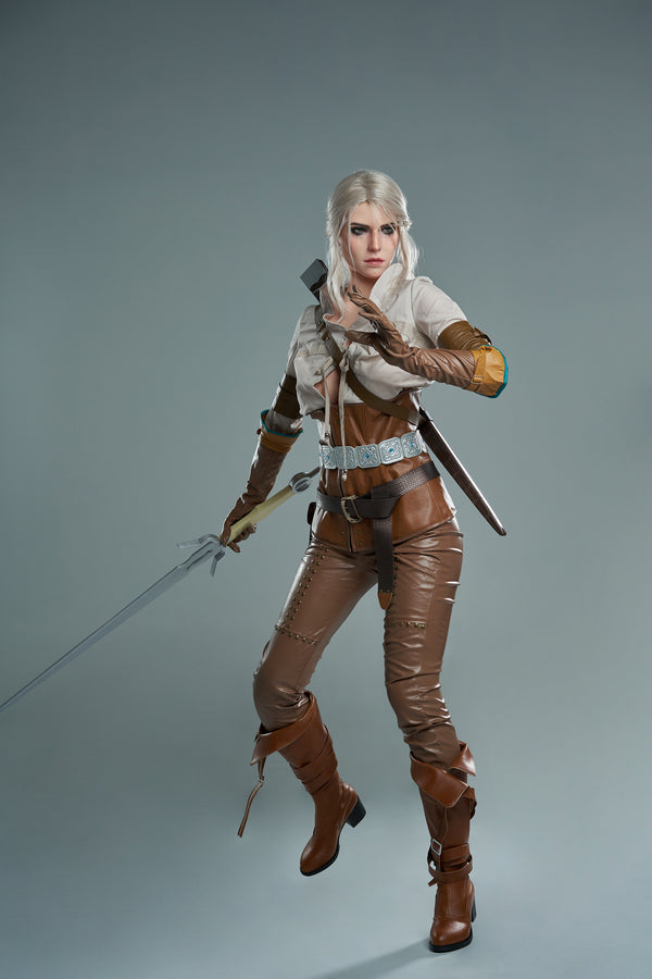 Ciri ROS : Poupée sexuelle en silicone de 168 cm, bonnet E, cosplay Lady de jeu