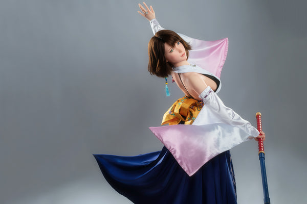 Yuna : Poupée Sexuelle de Cosplay en Silicone - Fille de Jeu (167cm, Bonnets D)