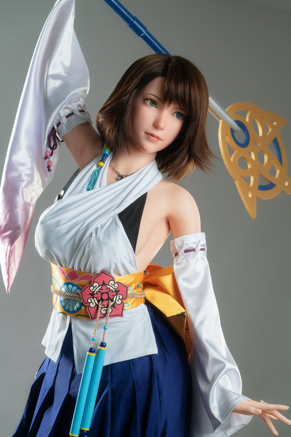 Yuna : Poupée Sexuelle de Cosplay en Silicone - Fille de Jeu (167cm, Bonnets D)