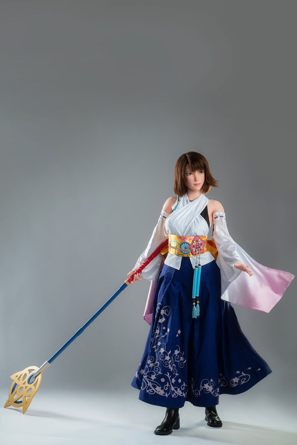 Yuna : Poupée Sexuelle de Cosplay en Silicone - Fille de Jeu (167cm, Bonnets D)