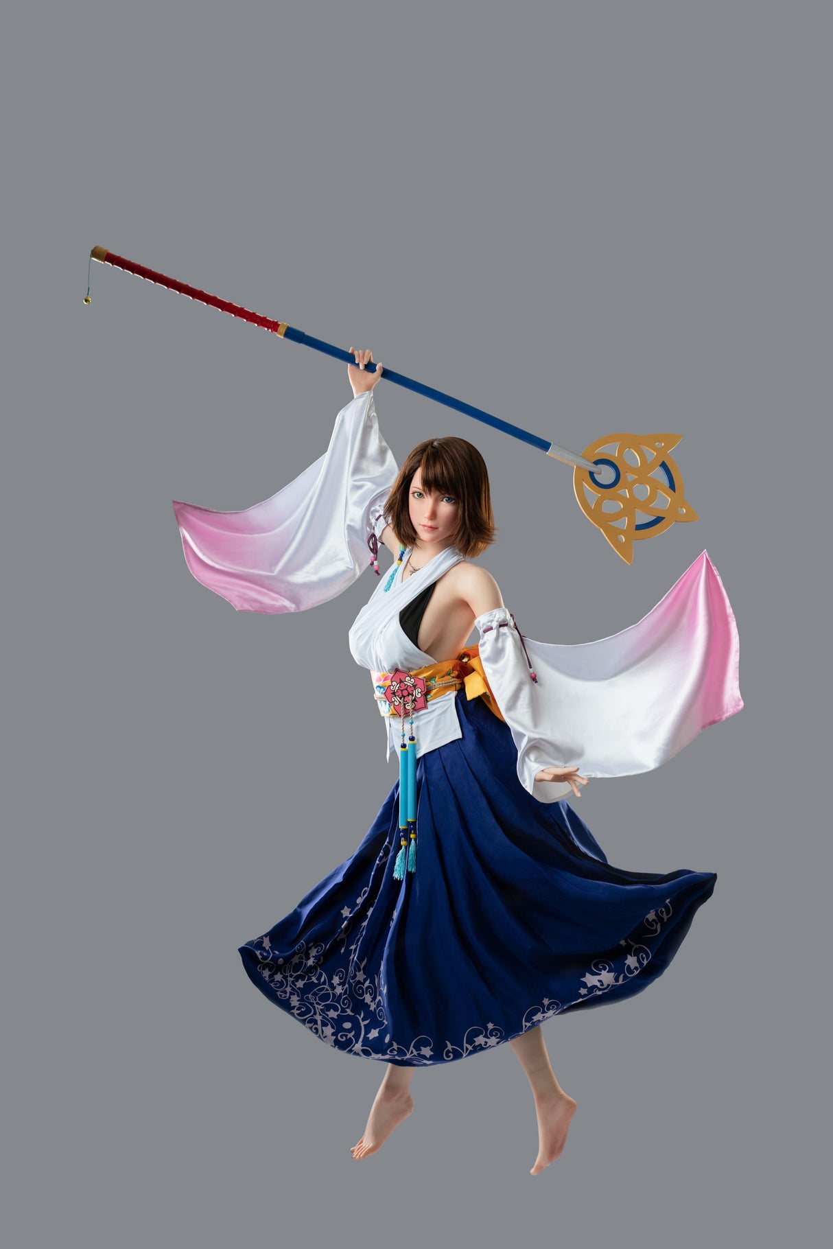 Yuna : Poupée Sexuelle de Cosplay en Silicone - Fille de Jeu (167cm, Bonnets D)