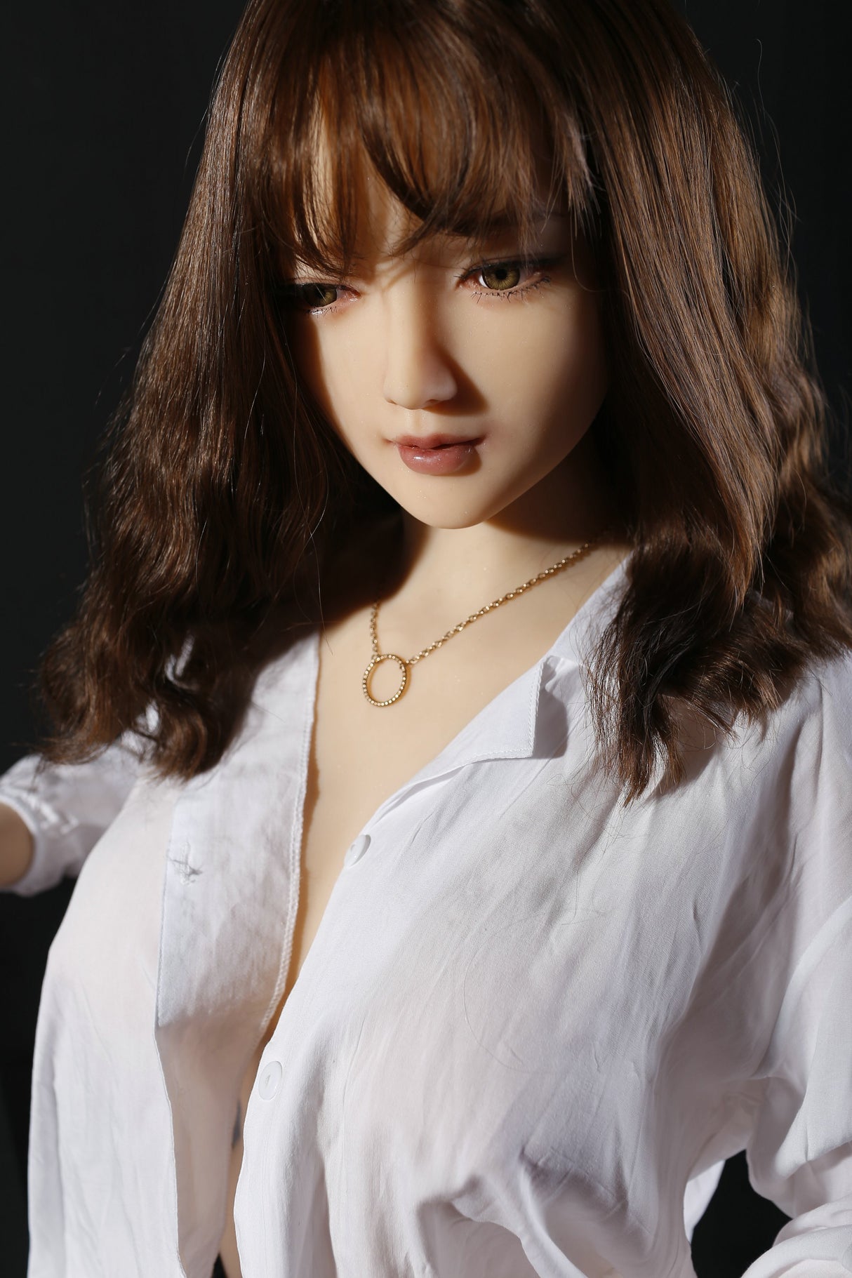 Aki: 158cm D-Cup Real TPE Body Sex Doll-QITA Doll
