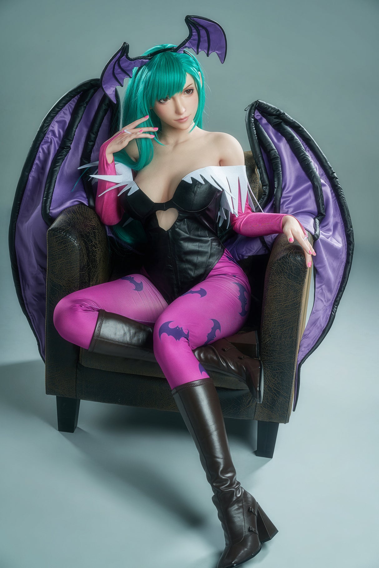 Tifa Cos Morrigan ROS: 167cm D-Cup Cosplay Silicone Sex Doll-Game Lady
