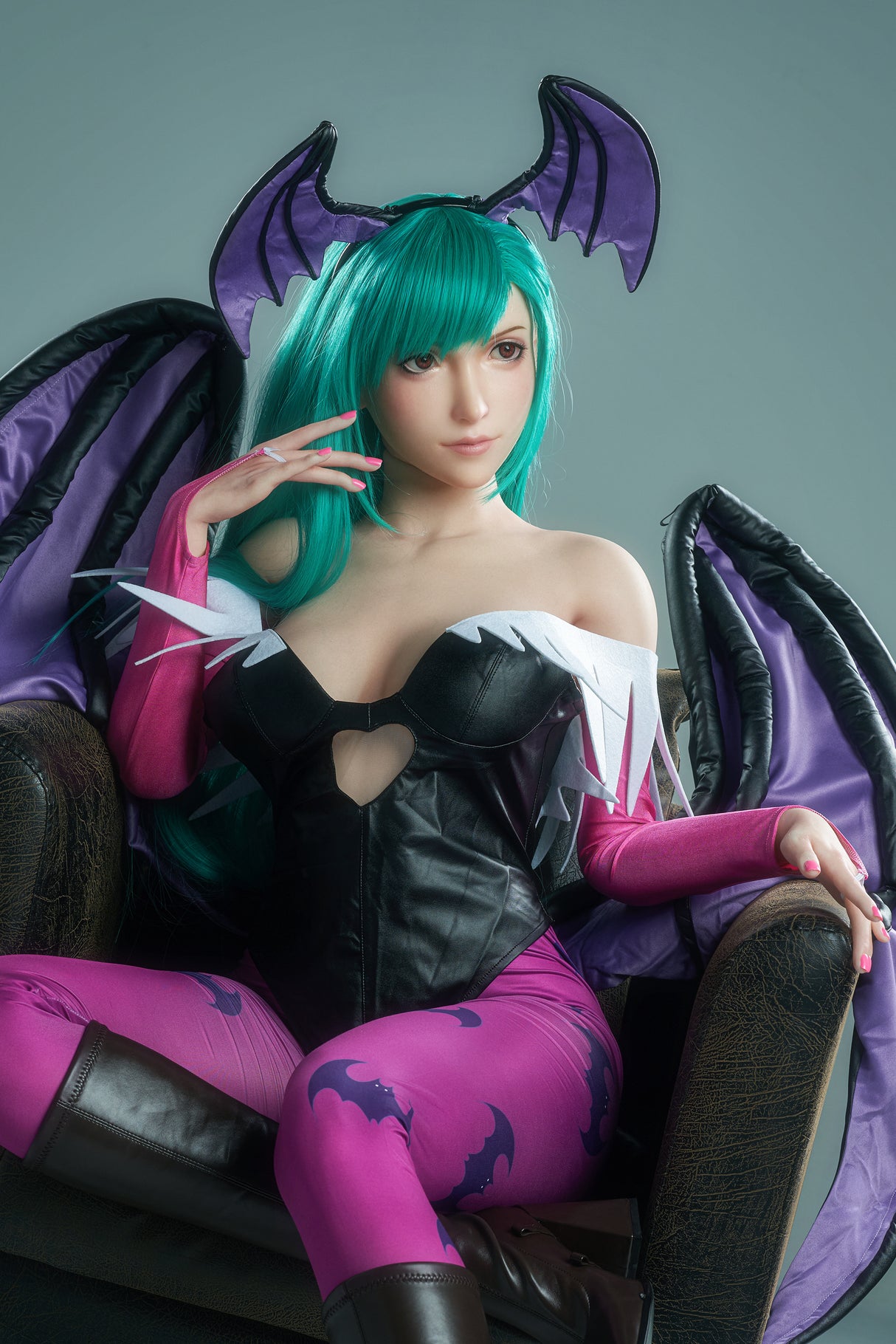 Tifa Cos Morrigan ROS: 167cm D-Cup Cosplay Silicone Sex Doll-Game Lady
